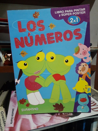 Los Números Y Los Colores Sapo Pepe Elefantino * 