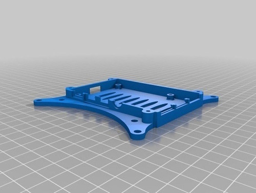 Soporte Case Vesa 75/100mm Raspberry Pi2 3 4 Y Cámara