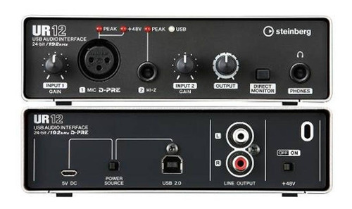 Imagem 2 de 2 de Steinberg Ur12 | Interface De Áudio Usb 2.0 *oficial