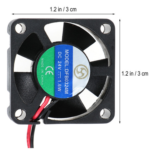 4 Unidades De Ventilador De Resfriamento 3010 24v De 2 Fios