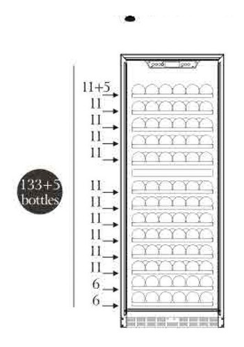 Cava De Vinos Mi Cava Mc 128 D Dual Zone 128 Botellas Albion