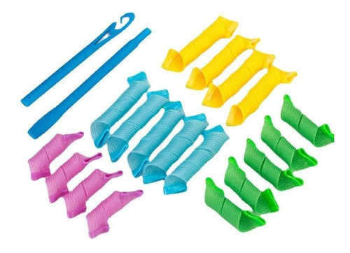 Formador de rizos Magic Leverag, tamaño grande, 10 rollos
