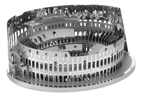 Maqueta Metálica Coliseo Romano 3d Para Armar Metal Earth