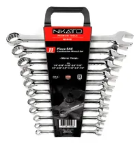 Comprar Juego De Llaves Combinadas Métricas 11pzas 1\u002F4 A 7\u002F8 Nikatto
