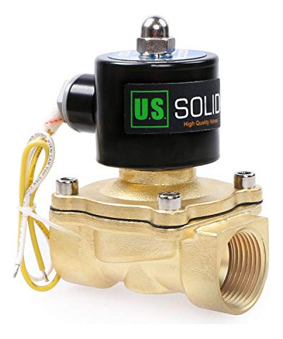 Válvula Solenoide Eléctrica 1puLG Latón 110vac Agua/diesel