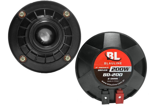 Imagen 2 de 6 de Driver Boca 1 Diafragma: Fenolico 200w Blauline Bd200