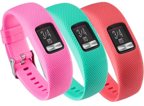 3 Mallas Large Para Reloj Garmin Vivofit 4  - Pitere