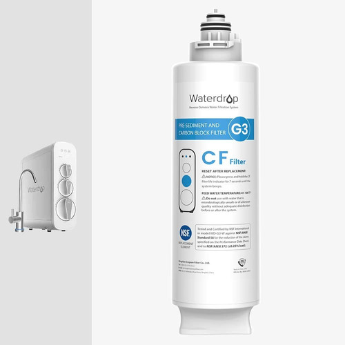 Waterdrop Wd G3 N1cf Filtro Repuesto Para Osmosis Inversa