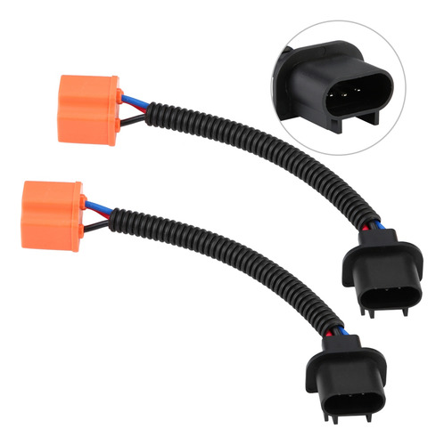 Adaptador De Faros, 2 Piezas, Adaptador H13 9008 A H4 9003