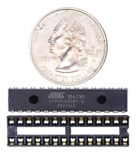 Chip Atmega328p-pu Con Gestor De Arranque Uno R3 Para Arduin