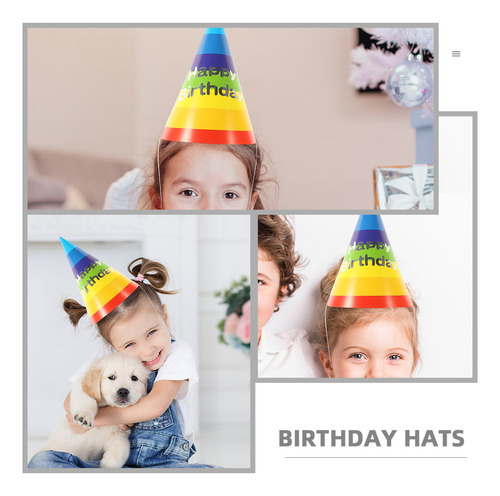 Sombreros De Papel Cónicos De Cumpleaños Gorro De Cumpleaños