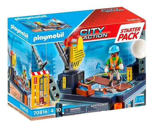 Playmobil Construçao City Action Starter Pack Sunny 70816