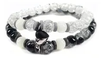 Comprar 2 Pulseras Novios Amor Corazon Pareja Iman Piedras Luminosas