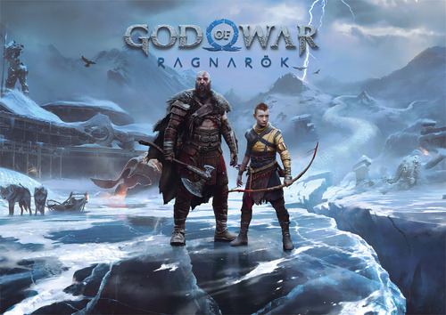 God of War Ragnarok - Arte A - Superpôster Game Master, de Editora Europa. Editorial Editora Europa Ltda., capa mole em português, 2021