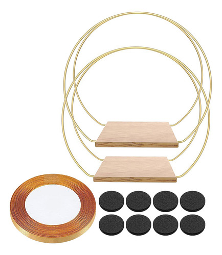 Juego De 2 Aros Florales Para Coronas De Boda