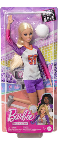 Barbie Made To Move Career Volleyball Player