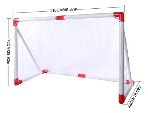 Set Arco De Futbol Real Action Punteria Incluye Pelota Ck243