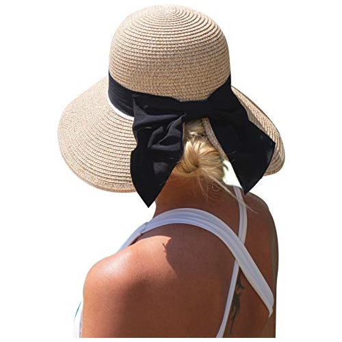 Sombrero De Paja De Verano Para Mujer Upf50