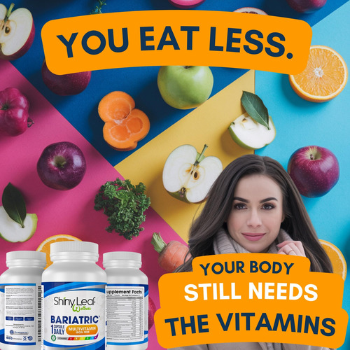 Shiny Leaf Multivitamínico Bariátrico Sin Hierro 90 Cápsulas