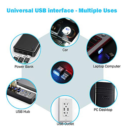 Mini Kit De Luces Led Para Ambiente Buknikis, Usb, Para Coch