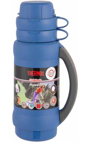 Termo Liquído Plástico/vidiro Azul 1l Thermos