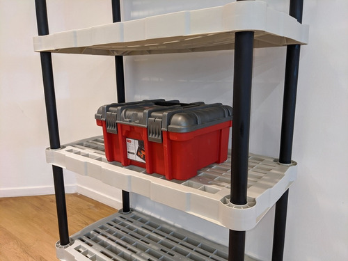 Estanteria Plastica Reforzada 4 Estantes Ventilados