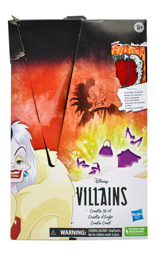Cruella De Vil Villains Muñeca 28 Cm Hasbro Cd