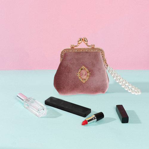 Monedero Pequeño Portátil Con Forma De Monedero De Estilo Vi