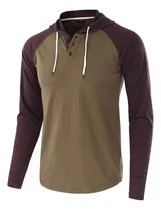 Comprar A Camiseta De Los Hombres Casual Hombres Largo Raglán Manga