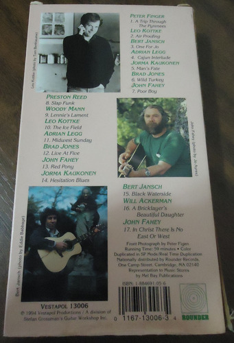 Imagem 2 de 4 de Fingerstyle Guitar New Dimensions Exploration Vhs John Fahey