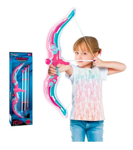 Juguete De Disparo De Arco Y Flecha Archery Para Niña