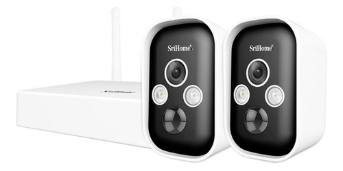Kit 2 Cámaras Inalambricas A Batería  Wifi Audio 2 Vias 
