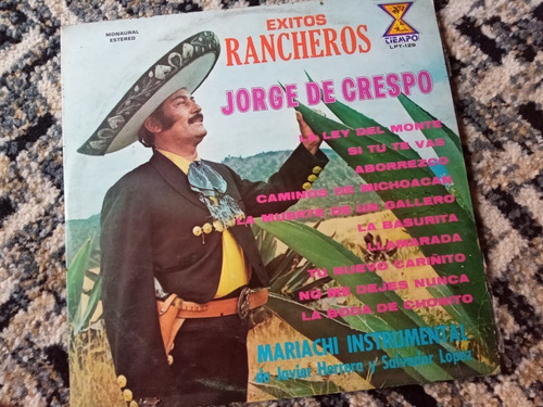 Jorge De Crespo Lp Exitos Rancheros