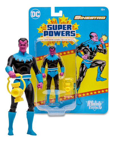 Mcfarlane Super Powers Dc Comics  - Sinestro 4.5 Pulgadas