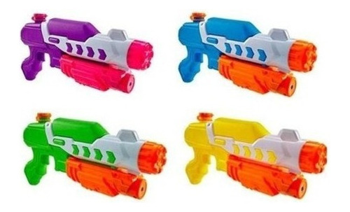  Pistola Lanza Agua Pileta Juego Colores 500ml Tiendajyh 