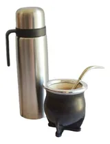 Comprar Termo Media Manija  1 L Pico Matero Mate Uruguayo Pico Loro 