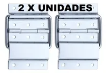 Comprar Bisagras Metálica Baúles Cases Con Traba Rack 11.5cm X 7cm 