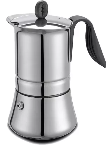 Cafetera Italiana Acero Inox. G.a.t 10 Pocillos D+m Bazar