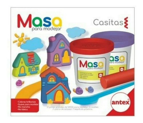 Masa Para Jugar Y Modelar Armar Casitas Art. 2102 Antex