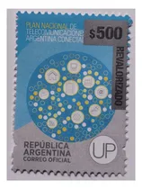 Comprar Estampilla Revalorizada Up $500 2023 Plan Nac. Telecom. Mint