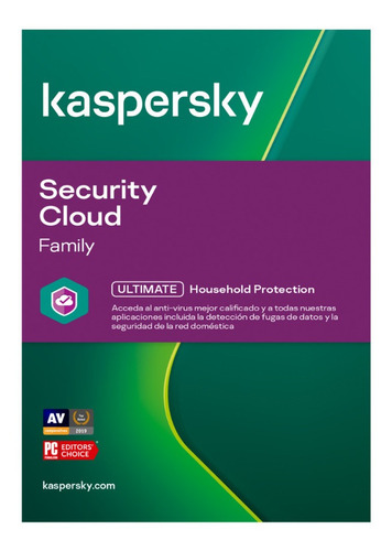 Licencia Kaspersky Security Cloud Family 10 Disp 3 Años