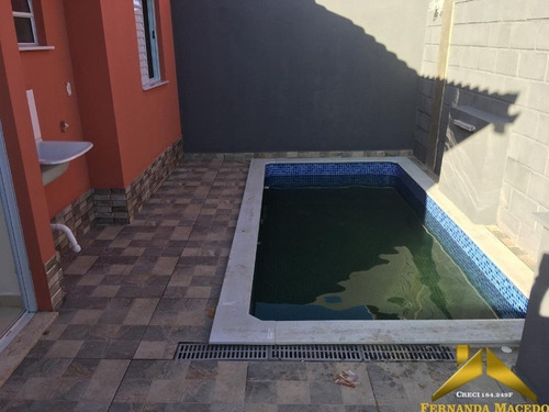 Casa Em Condominio Fechado Com 2 Quartos, Suíte E Piscina Privativa - Minha Casa Minha Vida - Ca00057 - 34234841