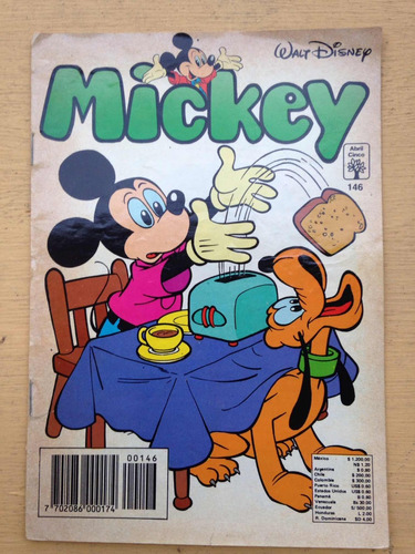 Mickey #146 - Historieta Disney 1993 - Muy Buen Estado