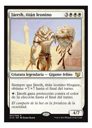 Mazo Commander Monowhite Agro - Cartas Magic The Gathering