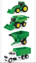 Comprar Tractor de regalo para camión y tractor John Deere, escala 1\u002F64, color verde