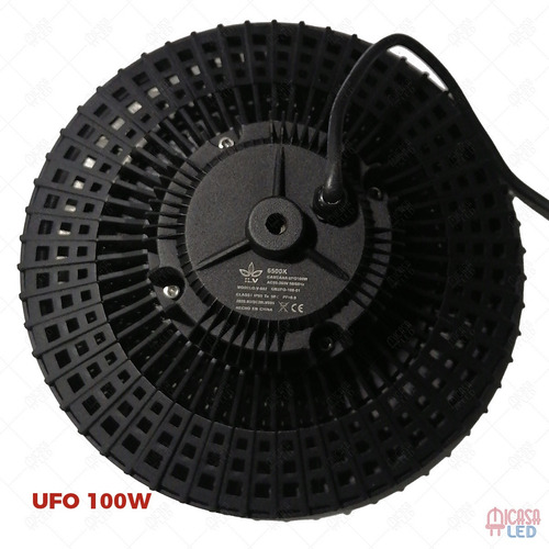 Imagen 7 de 9 de Lampara Ufo Campana Led Industrial 100w