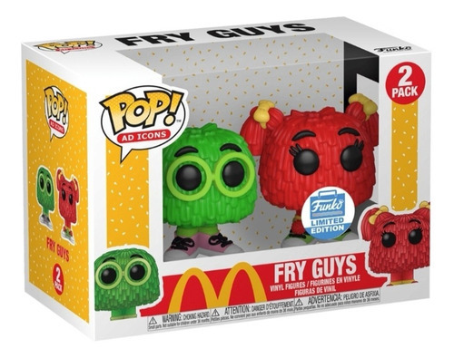 Funko Pop Fry Kids Mcdonald's Funko Shop Exclusive 2pack