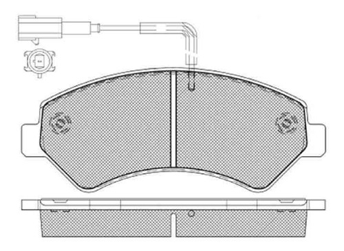 Pastilla De Freno Fiat Ducato Iii 2.0 - 2.3 - 3.0 D Multijet
