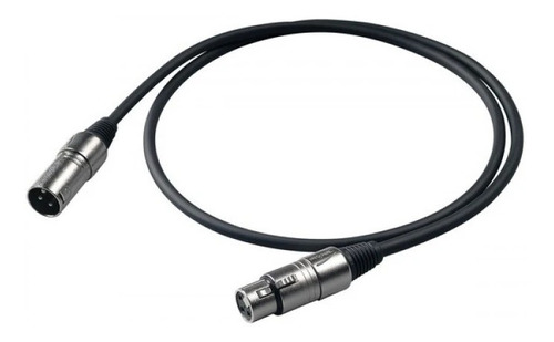 Cable Microfono Proel Bulk250lu05 0.5mt Xlr+xlr