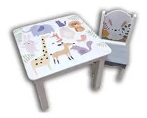 Comprar Pizarra \u002Fpizarrón Mesa Infantil Didáctica + 1 Silla
